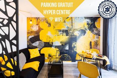 Апартаменты Le Black & Yellow - Appart'Hôtel SPA - Clim - Melina & Alfred Agen