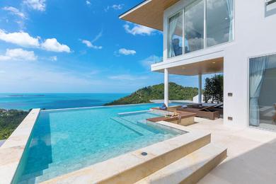 Villa Luxury Ocean View Pool Villa with 4br