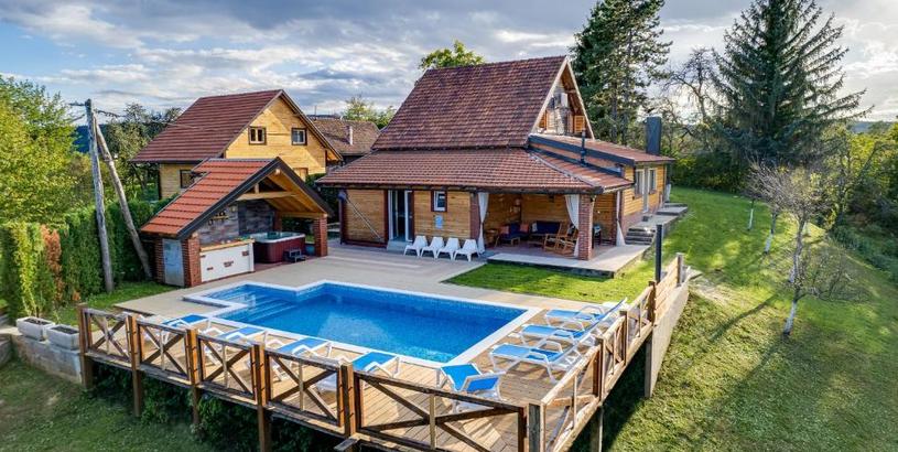 Holiday home Family friendly house with a swimming pool Ogulin, Gorski kotar - 15204