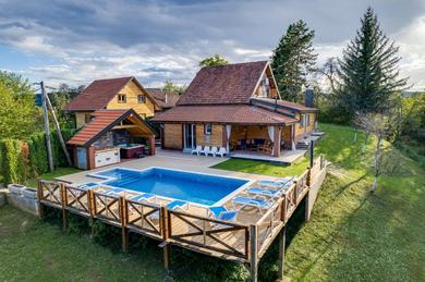 Family friendly house with a swimming pool Ogulin, Gorski kotar - 15204