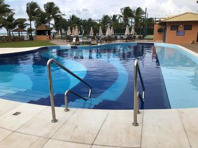 Aparthotel 2 Suítes, Guarajuba, piscina frente mar