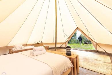 Luxury tent Respira Glamping Montseny