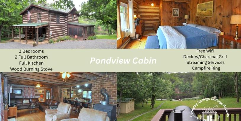 Шале Pondview Cabin - Log Cabin Retreat