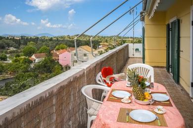 Апартаменты Modern flat with beautiful views in south of Corfu
