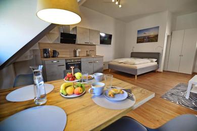 Апартаменты Pretti Apartments - NEUES stilvoll eingerichtetes Apartment im Zentrum von Bamberg