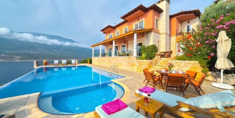Вилла Villa Poseidon-in winter heated outdoor pool