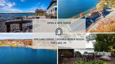  Fife Lake Lodge - Double Queen Room with Lake Access
