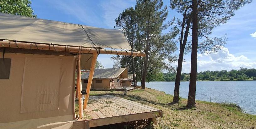 Campsite Huttopia Lac de l'Uby - Gers
