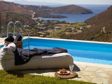 Вилла Heliades Villas Suites with private pool and view to Aegean Sea