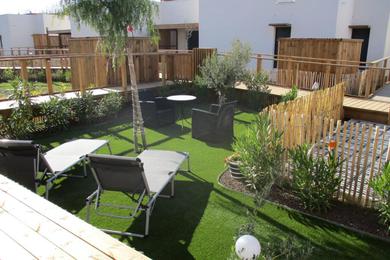 Holiday home 64m with terracegarden - Shared pool