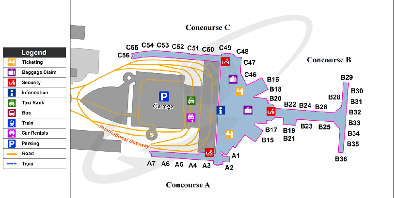 Columbus Municipal Airport (CLU), Колумбус, Соединенные Штаты