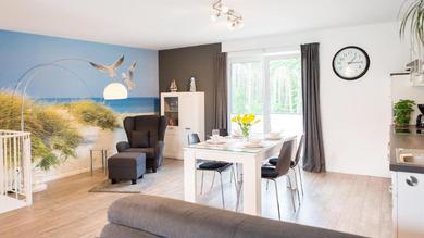 Apartments Ferienwohnung Küstenwaldblick mit privat Sauna, 87qm & 2 Schlafzimmern