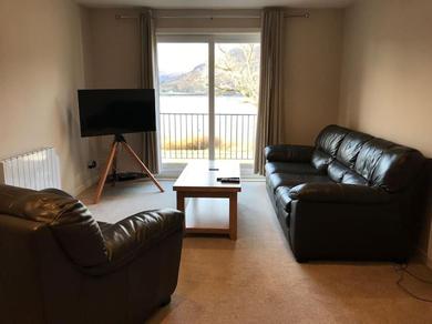 Апартаменты Duisky Apartment with view over loch Linnhe.