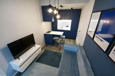 Blue apartment