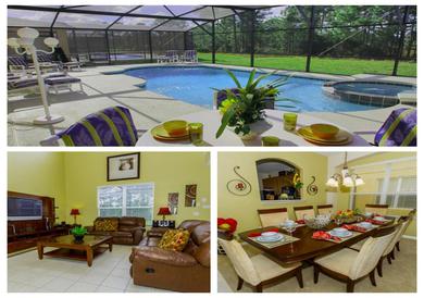Shine Fun Vacation Home with Private Pool & Spa Next To Disney