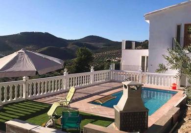 Holiday home 3 bedrooms house with shared pool terrace and wifi at Alcaudete