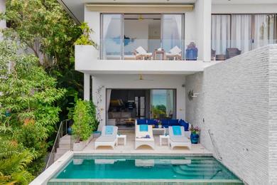 Вилла Shades of Blue - Modern Sea View 4 Bed Pool Villa