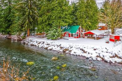 Holiday home NEW: Steps from White River near Mount Rainier National Park