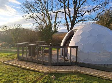 Дом отдыха Luxury Glamping Dome with views of the Burren