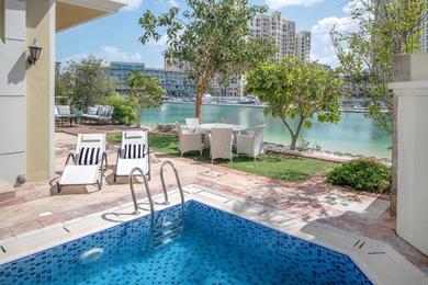 Вилла Dream Inn Dubai - Sumptuous Palm Villa with Marina View