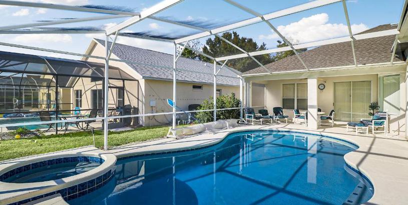 Дом отдыха Grand Deluxe 4BD Pool Home near Disney & Universal