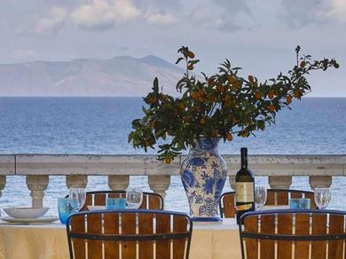 Вилла Luxury villa near the beach with wonderful view of Aeolian Island