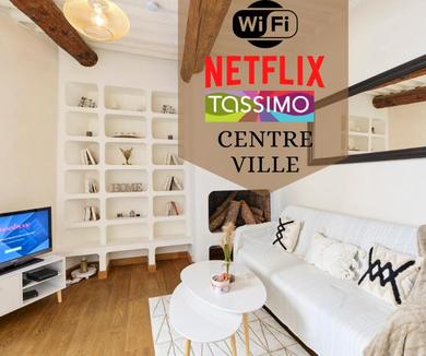 Апартаменты Chaleureux T2 en plein cœur d'Aix en Provence Wifi-Netflix-climatisation
