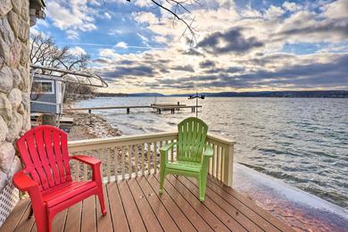 Holiday home Lakefront Canandaigua Home with Grill, Fire Pit