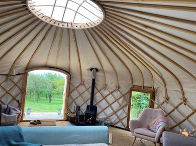 Luxury tent Blossom Orchard - Luxury Yurts