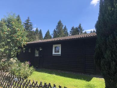 Дом отдыха Wooden bungalow with oven, in Oberharz near a lake