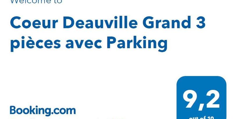 Апартаменты Coeur Deauville Grand 3 pièces avec Parking