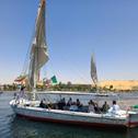 Boat Aswan nubian feluca