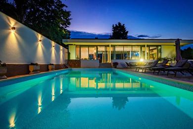 Villa Lux villa “Danube palm” with outdoor pool