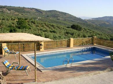 Holiday home 2 bedrooms house with private pool enclosed garden and wifi at Montefrio