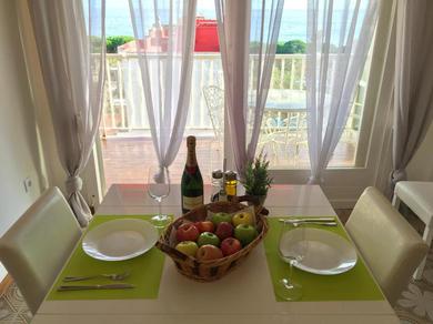 Apartments Sunshine apartment with great sea view and terrace in Malgrat de Mar