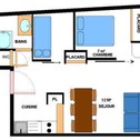 Апартаменты Appartement Termignon, 2 pièces, 6 personnes - FR-1-508-1