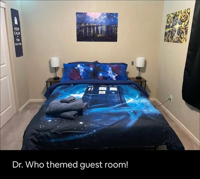 Tardis Dr Who Themed Guest Room