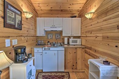  Woodsy Wisconsin Dells Studio with Grill and Deck