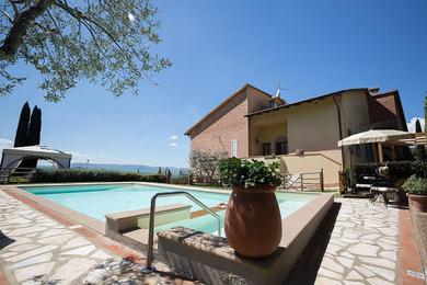 Вилла Montaione Villa Sleeps 9 Pool Air Con WiFi