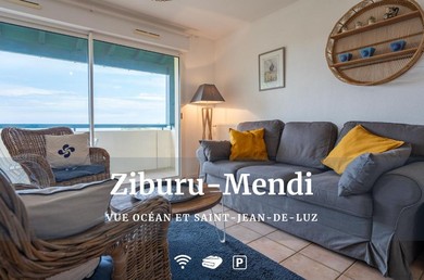 Апартаменты Ziburu Mendi - Appartement Calme, Vue Mer, Parking - WiFi