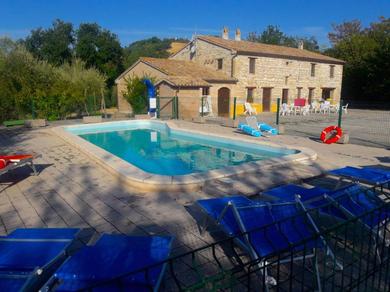 Holiday home Entire farmhouse with independent apartments and swimming pool