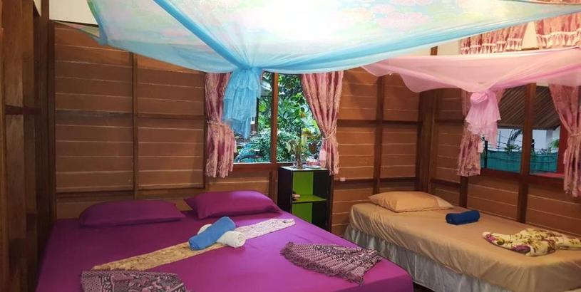Resort Baan Suan Kayoo 2, บ้านสวนกาหยูริมทะเล อ่าวเขาควาย เกาะพยาม