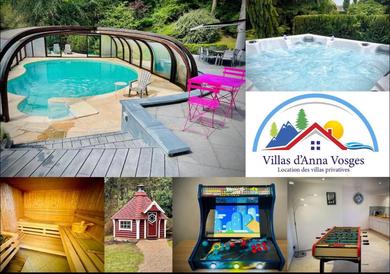 Villa Villa 250m2 avec PISCINE chauffée & SPA & kota-grill & sauna