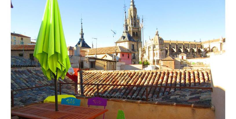 Apartments Casa Catedral - terraza privada con vistas en el corazón de Toledo
