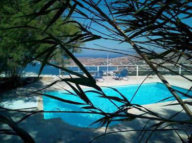 Дом отдыха Semi-detached house on the heights of Parikia - Exceptional view of the Cyclades