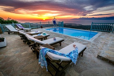 Отель Villa Orizontas Corfu, private villa with breathtaking views