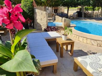 Villa 8 bedrooms villa with private pool enclosed garden and wifi at Alforja