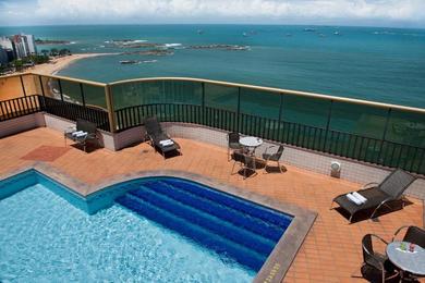 Отель Apart-hotel com varanda de frente para o mar da Praia da Costa