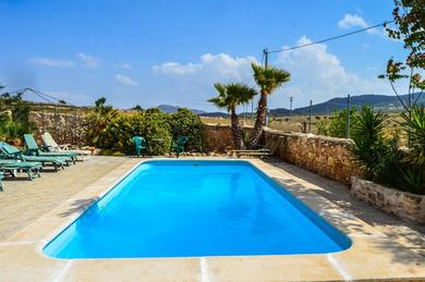 Chalet 8 bedrooms chalet with private pool furnished terrace and wifi at Abanilla