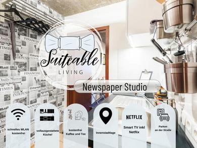 Апартаменты Suiteable Living - Newspaper TV, Küche, Zentrum